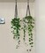 Macrame Plant Hanger Indoor Hanging Planter Basket with Wood Beads (Black)